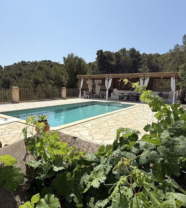 Resa Estates Ibiza koop  finca sale san augustin pool and garden.jpeg